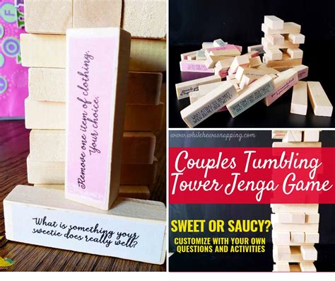 Couples Jenga: The Perfect At Home Date Night Game